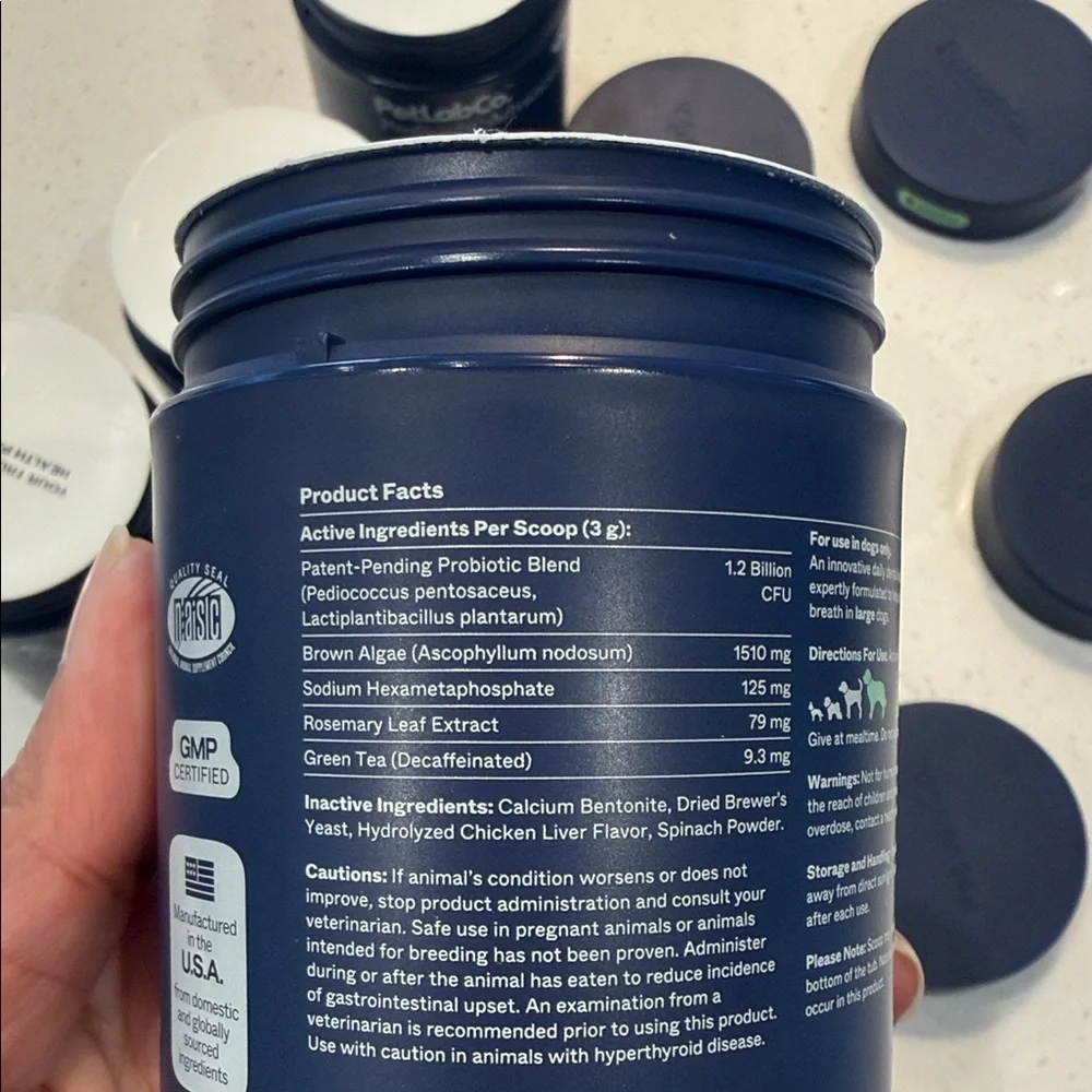 ProBright Advanced dental Powder for large dogs 30 scoops per container)